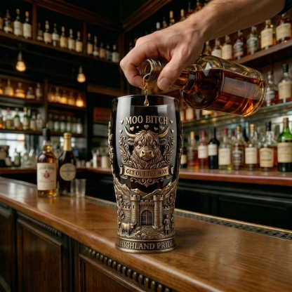 Highland Cow Beer Stein