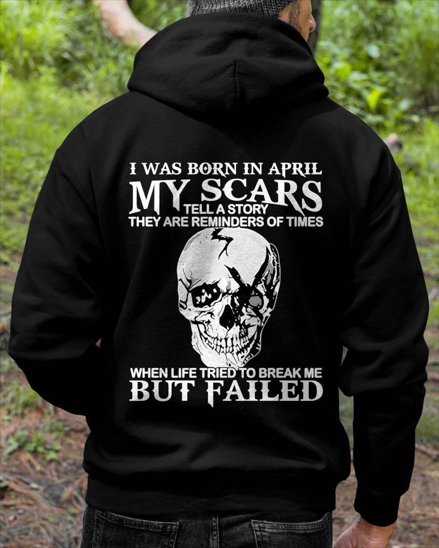 My Scars Tell A Story – T-Shirt For Man
