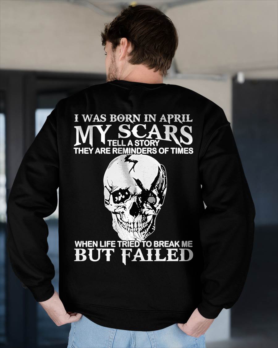 My Scars Tell A Story – T-Shirt For Man