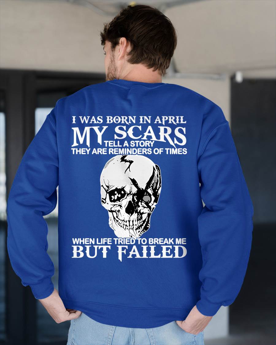 My Scars Tell A Story – T-Shirt For Man