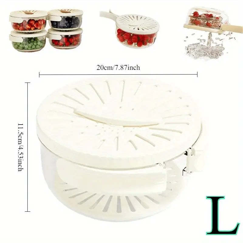 Revolutionary 2 in 1 - Fruit Container and Drainer