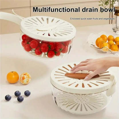 Revolutionary 2 in 1 - Fruit Container and Drainer