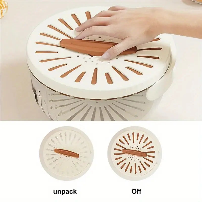 Revolutionary 2 in 1 - Fruit Container and Drainer