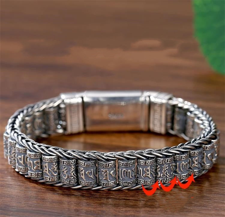 ⏳Limited-time 50% off⏰Tibetan Prayer Wheel Bracelet – Lucky Charm & Valentine's Day Gift⛓️