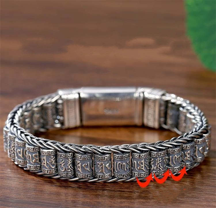 ⏳Limited-time 50% off⏰Tibetan Prayer Wheel Bracelet – Lucky Charm & Valentine's Day Gift⛓️