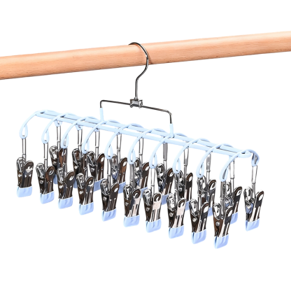 Stainless Steel Laundry Drying Rack with 20 Clips