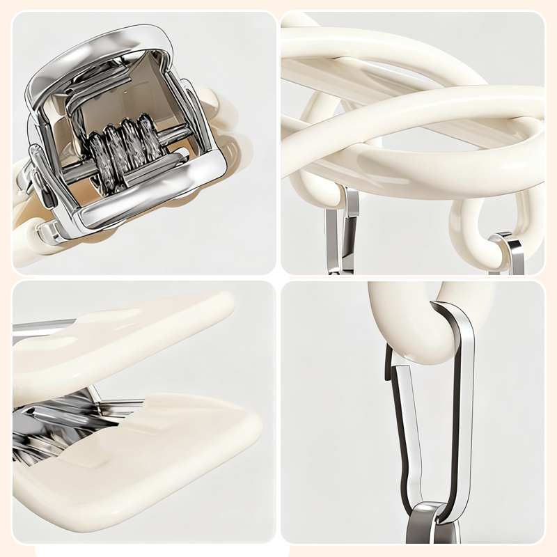 Stainless Steel Laundry Drying Rack with 20 Clips