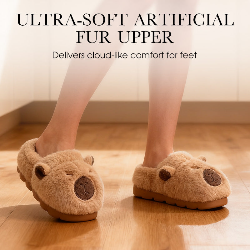 🐾Warm Indoor Non-Slip Capybara Slippers🎁