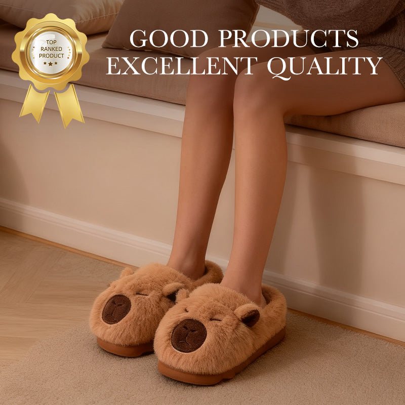 🐾Warm Indoor Non-Slip Capybara Slippers🎁