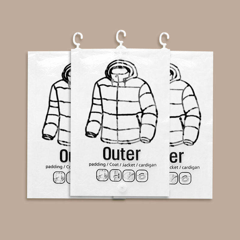 📢📢50%  OFF !! ⏰Hanging Vacuum Storage Bags