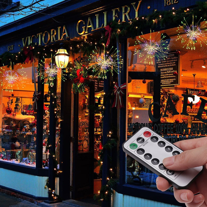 ⛅Easter Special:40% Off!🎉 Solar fireworks light strings for the garden and at parties