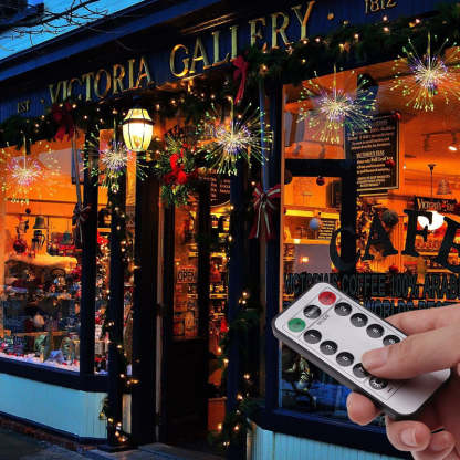 ⛅Easter Special:40% Off!🎉 Solar fireworks light strings for the garden and at parties