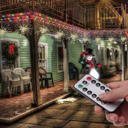 ⛅Easter Special:40% Off!🎉 Solar fireworks light strings for the garden and at parties