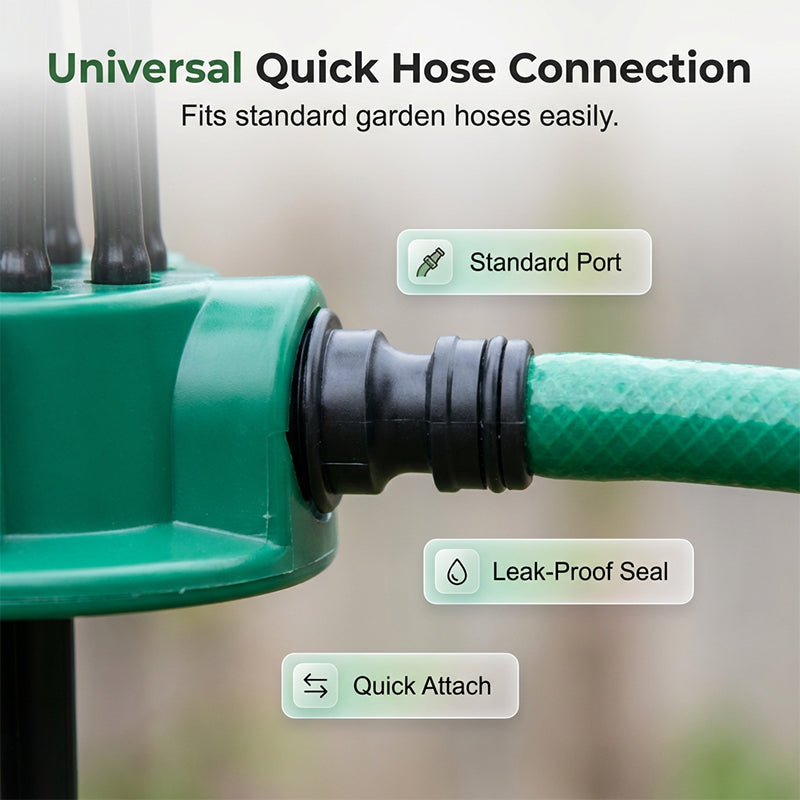 360° Multi-Directional Lawn Sprinkler💧Precision Garden Irrigation with Flexible Spray Nozzles🌱