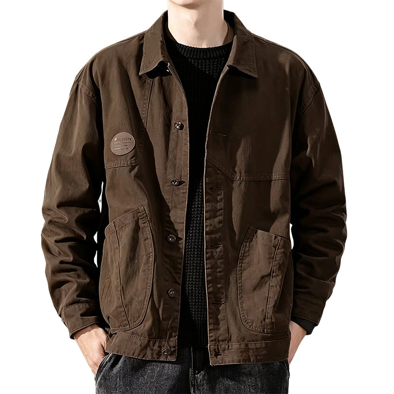 Men's Classic  Loose Fit Cargo Jacket✨