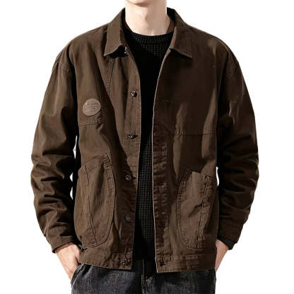 Men's Classic  Loose Fit Cargo Jacket✨