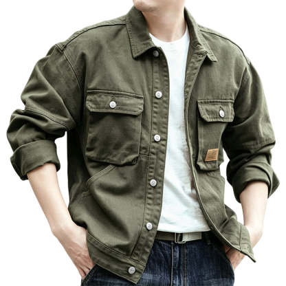 Men's Classic  Loose Fit Cargo Jacket✨