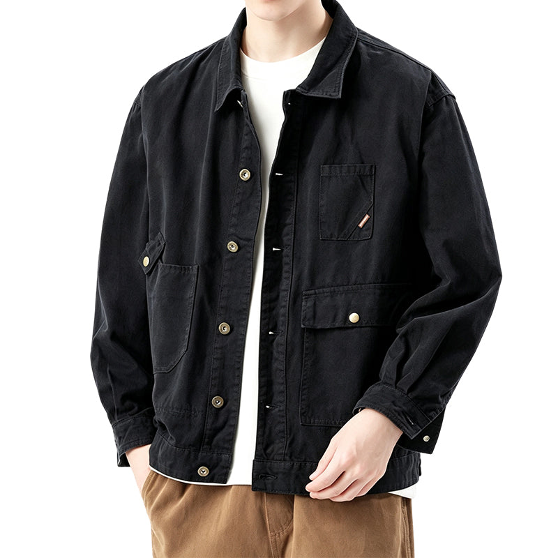Men's Classic  Loose Fit Cargo Jacket✨