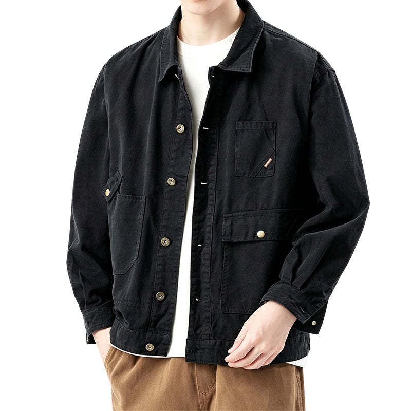 Men's Classic  Loose Fit Cargo Jacket✨