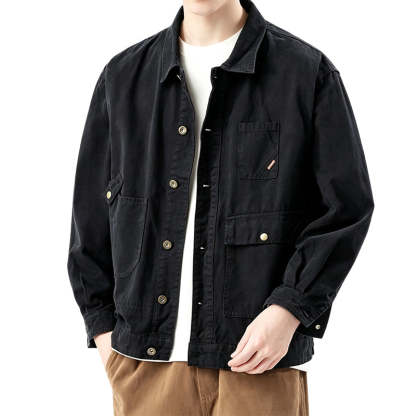 Men's Classic  Loose Fit Cargo Jacket✨