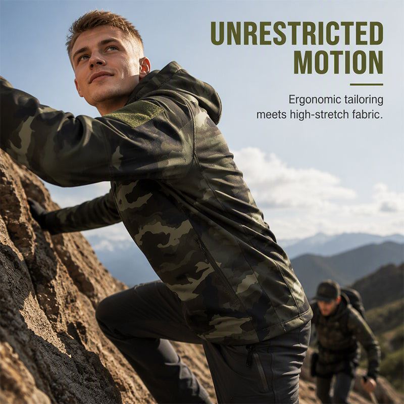 Men's Outdoor Camouflage Hooded Jacket 