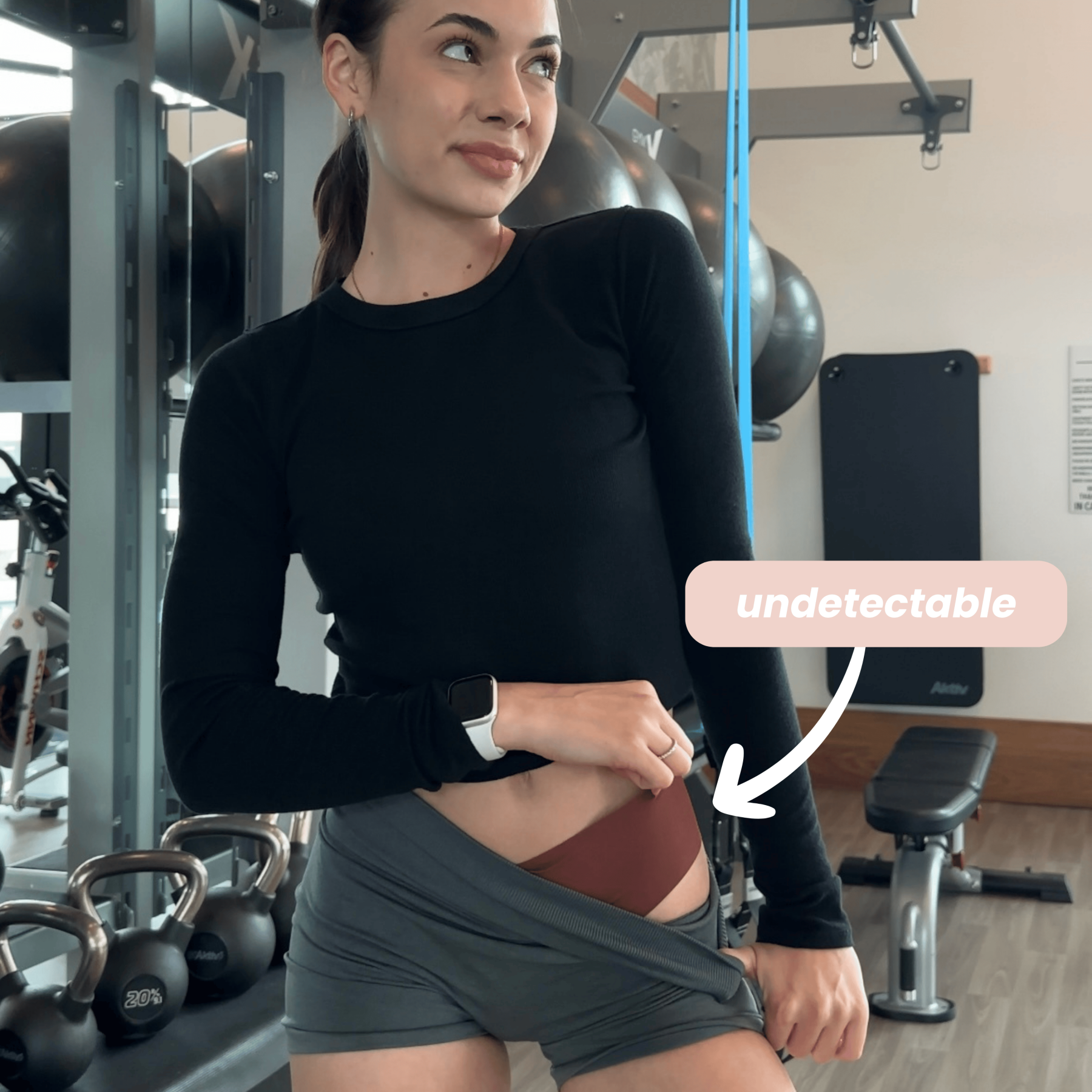 Invisible Camel Toe Thong High Rise
