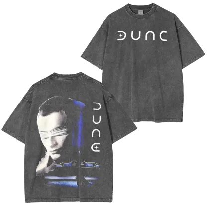 Dune Printed Unisex Washed T-Shirt