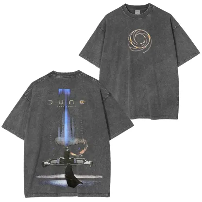 Dune Printed Unisex Washed T-Shirt