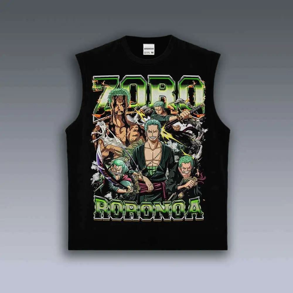 VINTAGE TANK TOP | ONE PIECE ZORO