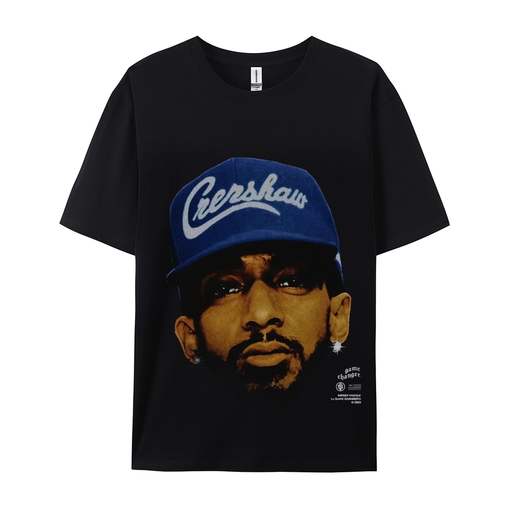 Unisex-Adult Ultra  Washed T-Shirt Graphic BIG_FACE_NIPSEY_TEE