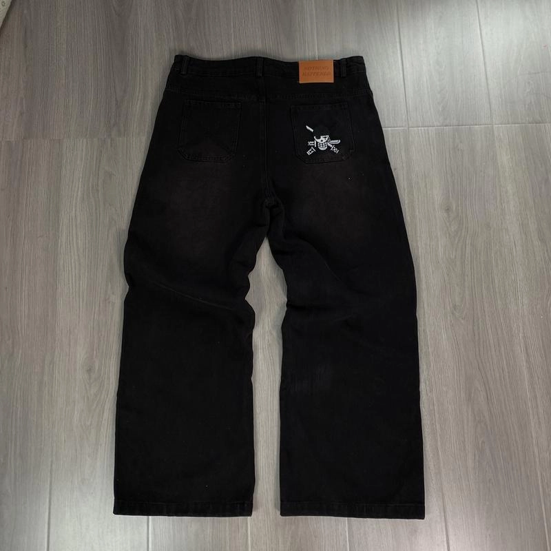 One Piece Zoro Embroidery Jeans