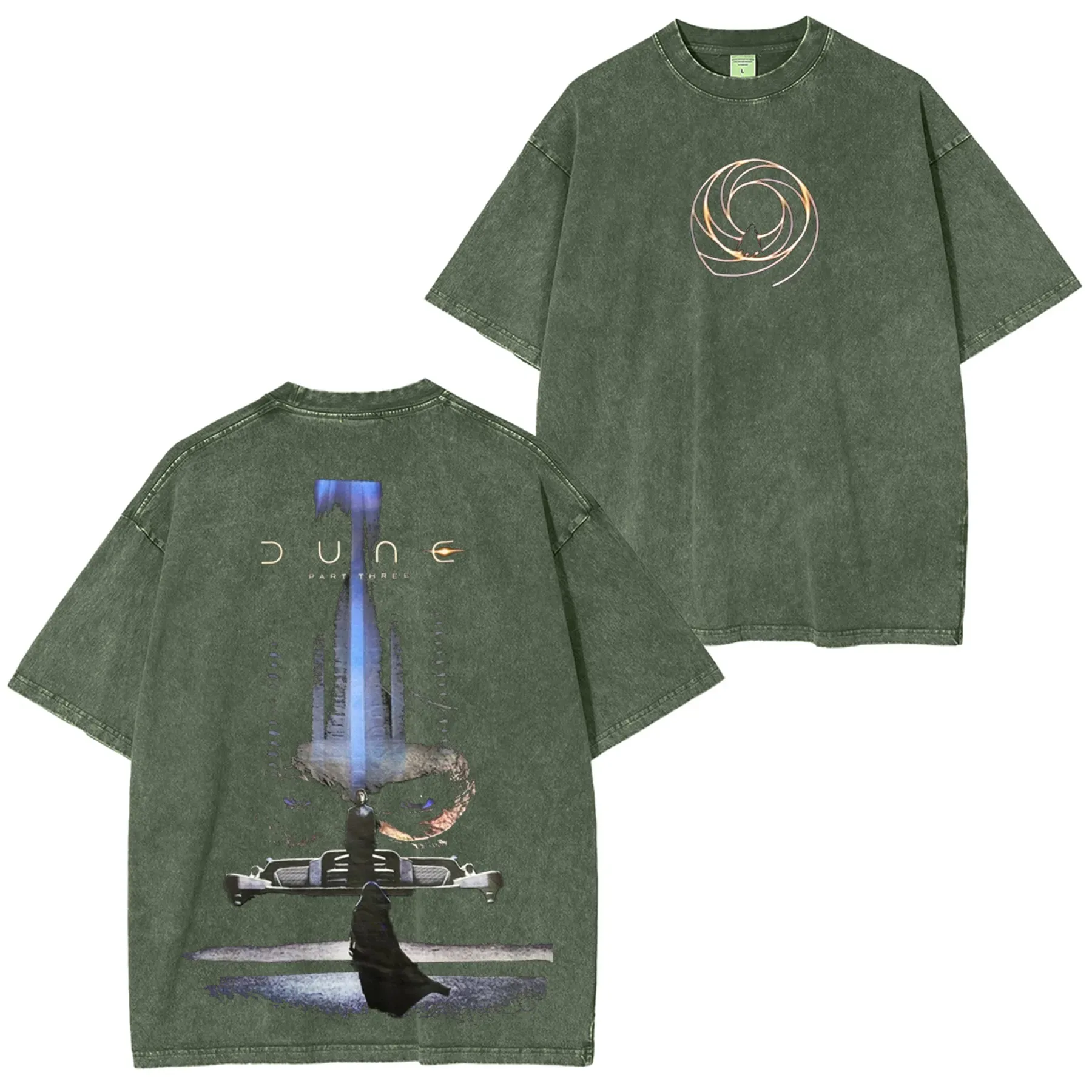 Dune Printed Unisex Washed T-Shirt