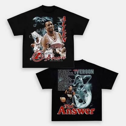 ALLEN IVERSON TEE Unisex Vintage Washed Cotton T-shirts