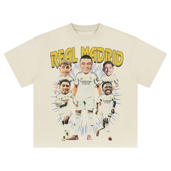 REAL MADRID Graphic Vintage Tee