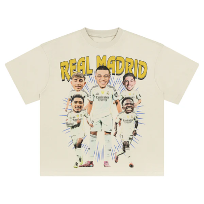 REAL MADRID Graphic Vintage Tee