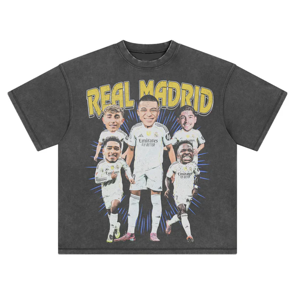 REAL MADRID Graphic Vintage Tee