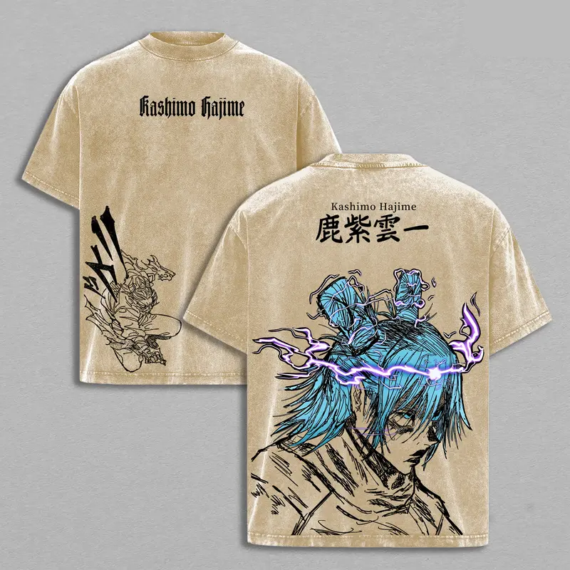 Kashimo Hajime Vintage Graphic T-Shirt | Jujutsu Kaisen