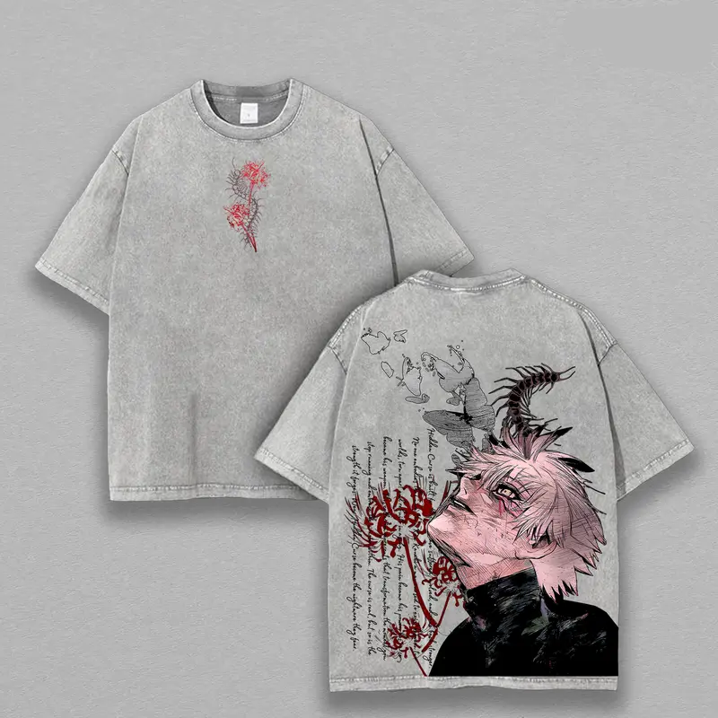Ken Kaneki Vintage Unisex Washed T-shirt | Tokyo Ghoul 