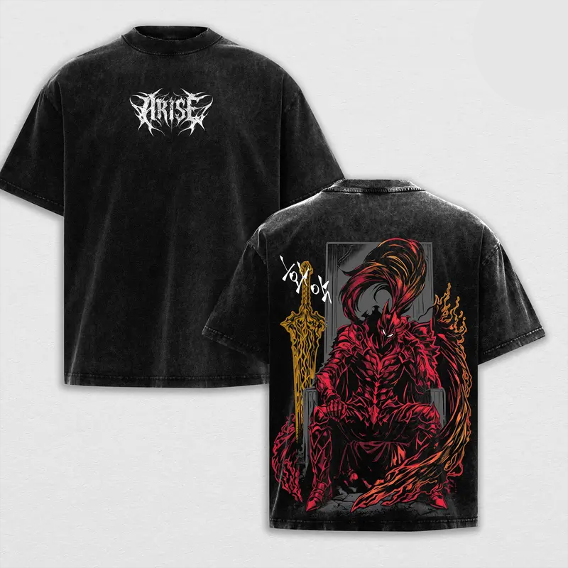 Solo Leveling Printed Unisex Washed T-Shirt