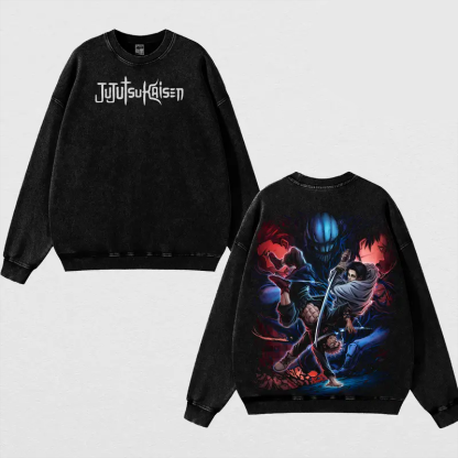 Vintage Unisex Washed T-Shirt | Jujutsu Kaisen 