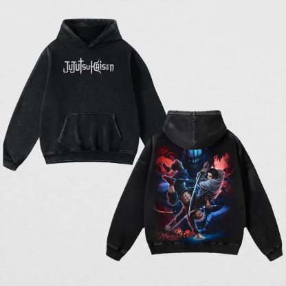 Vintage Unisex Washed T-Shirt | Jujutsu Kaisen 