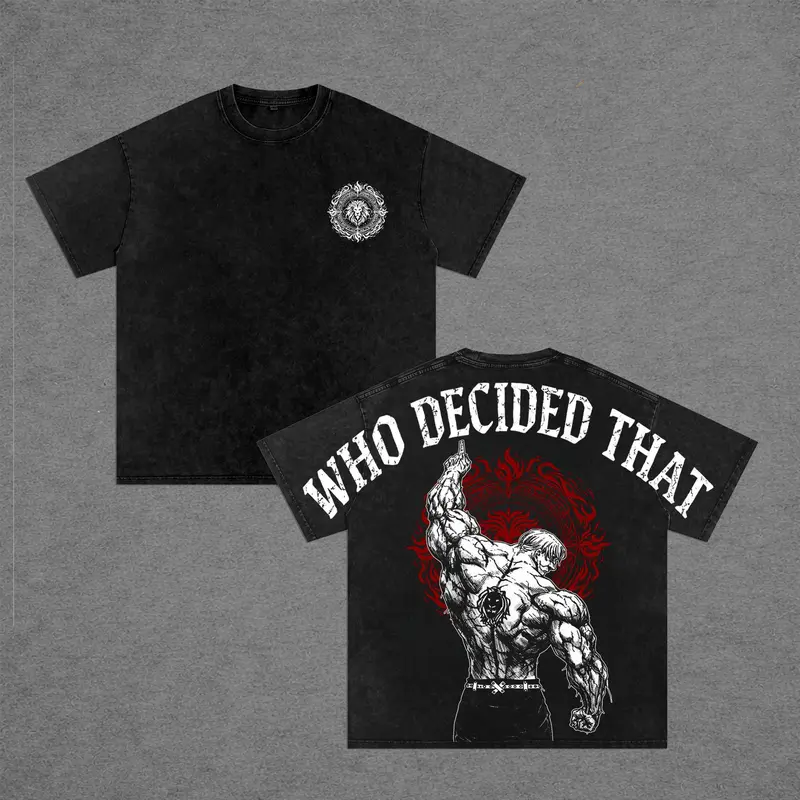 Escanor Seven Deadly Sins Vintage Unisex Washed T-Shirt