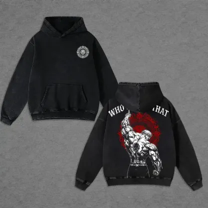 Escanor Seven Deadly Sins Vintage Unisex Washed Hoodie