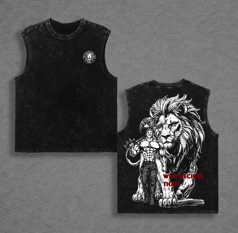 Escanor Seven Deadly Sins Vintage Unisex Washed T-Shirt