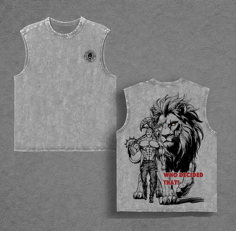 Escanor Seven Deadly Sins Vintage Unisex Washed T-Shirt