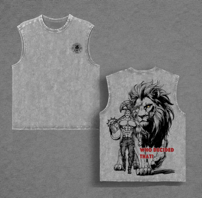 Escanor Seven Deadly Sins Vintage Unisex Washed T-Shirt