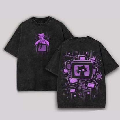 One Shot Nikko Vintage Unisex Washed T-Shirt