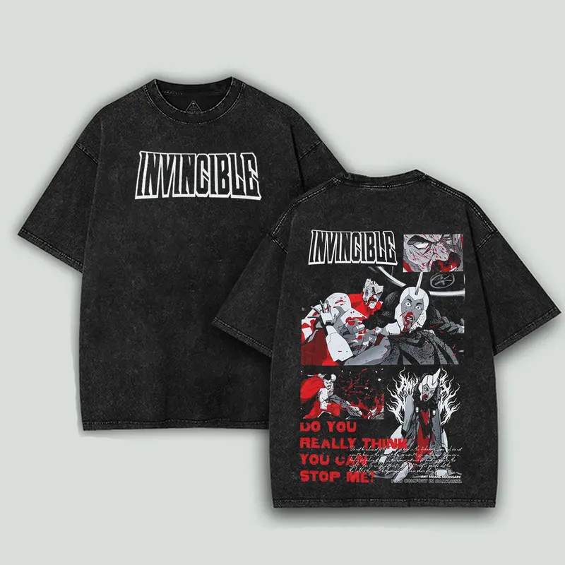Omni-Man Invincible  Vintage Unisex Washed T-Shirt
