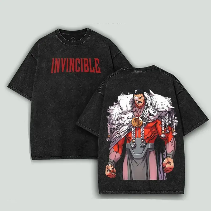 Invincible Vintage Unisex Washed T-Shirt