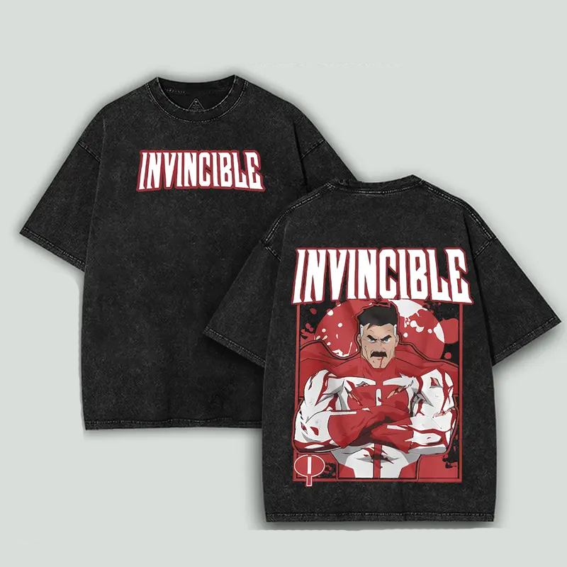 Invincible Vintage Unisex Washed T-Shirt